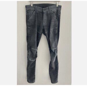 G STAR RAW Mens 3D Slim Skinny Jeans Worn in Gray Stretch 5620 Size 33/34